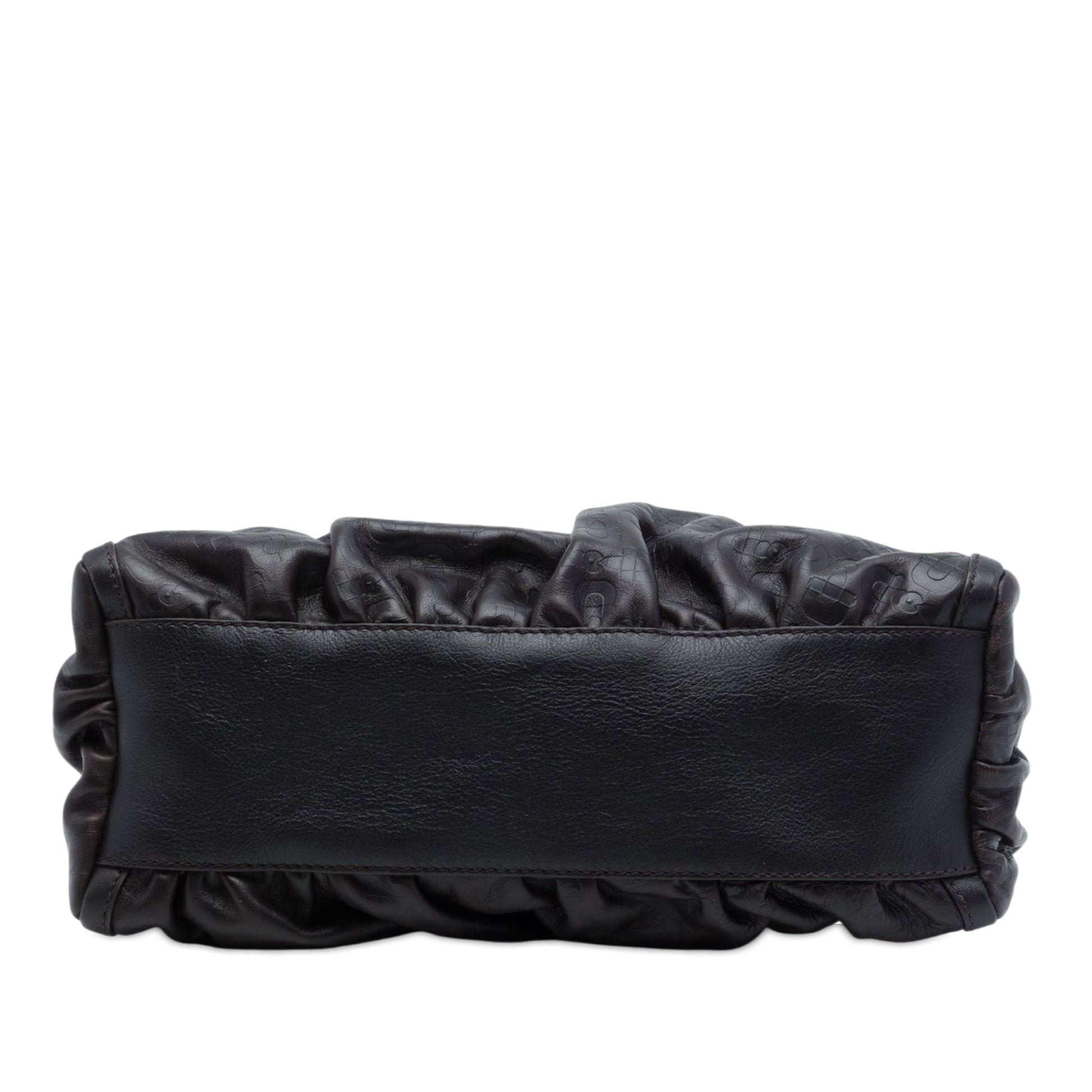Gucci Horsebit Embossed Calfskin Abbey D Ring Shoulder Bag