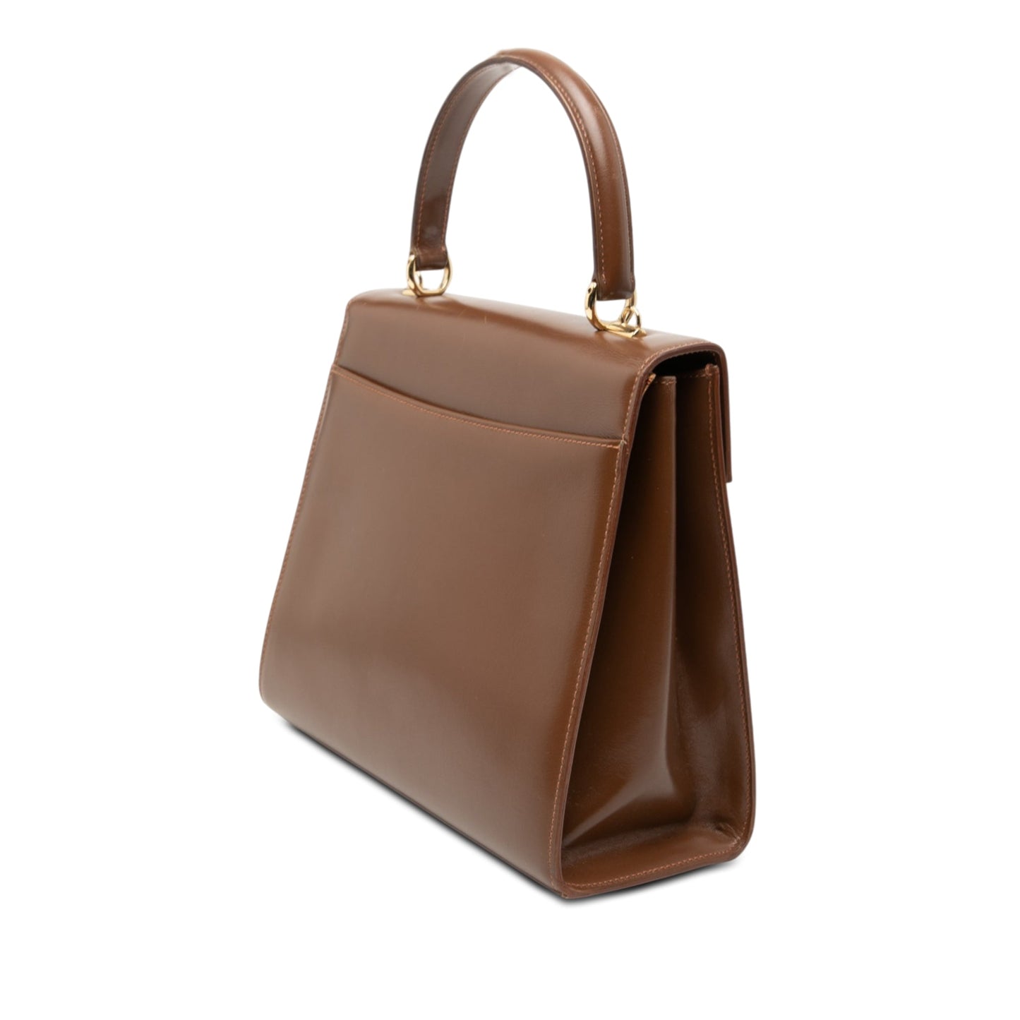 Calfskin Lady Lock Satchel