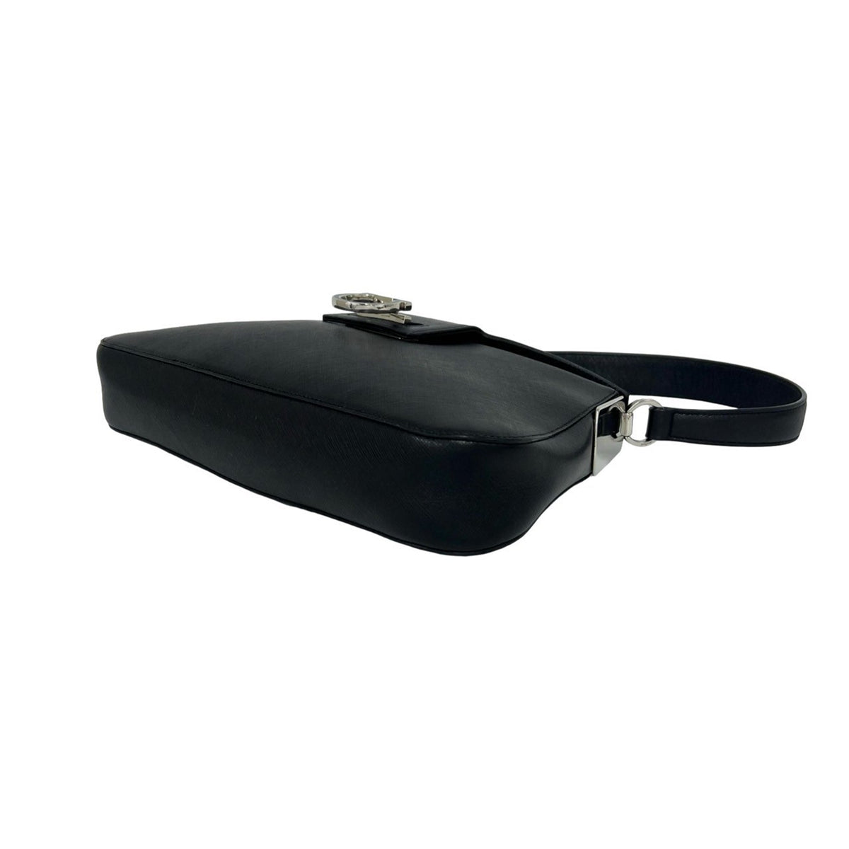 Ferragamo Leather Gancini Shoulder Bag