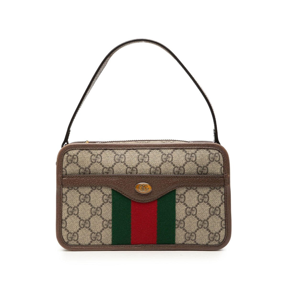 Gucci Small GG Supreme Web Ophidia Top Handle Bag