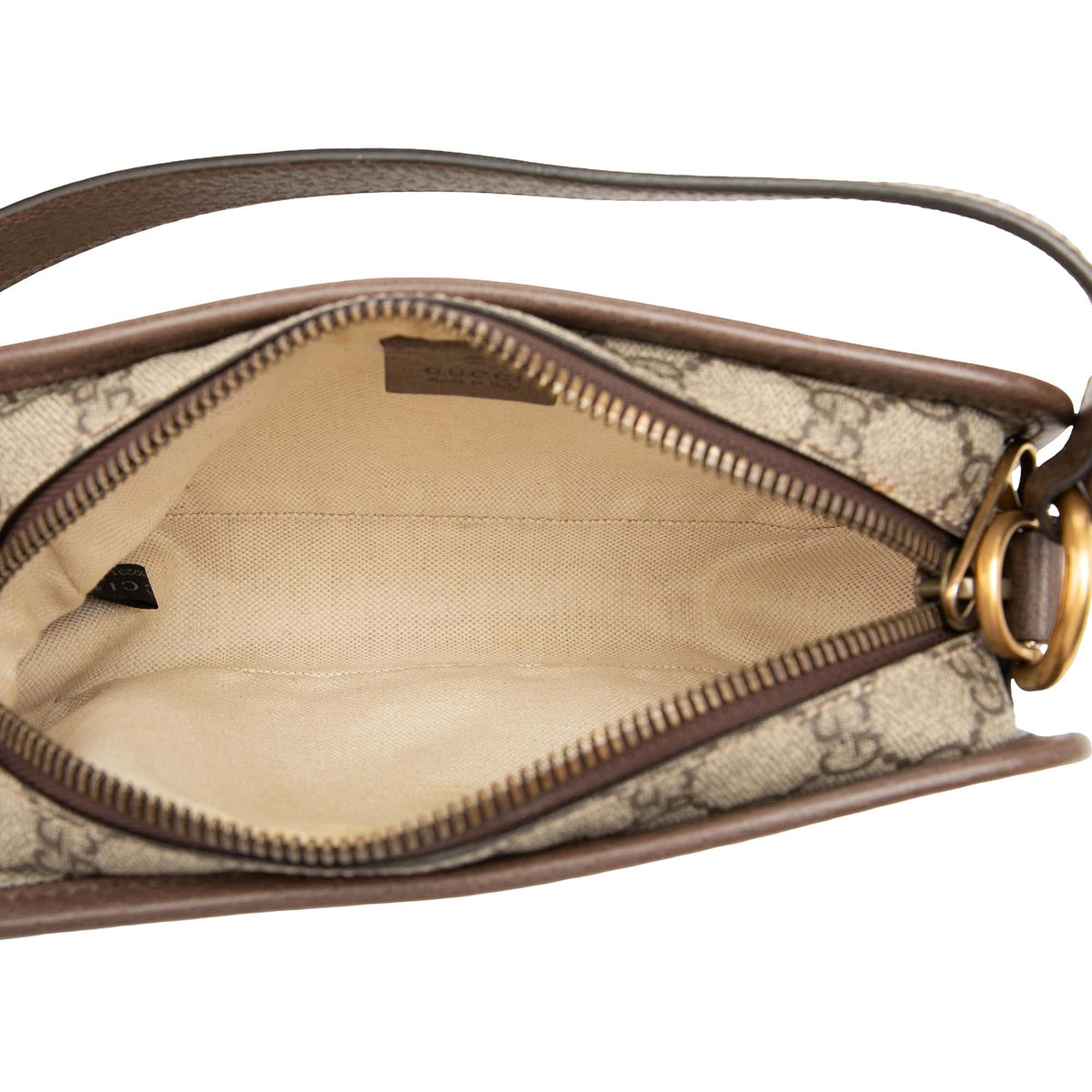 Gucci Small GG Supreme Web Ophidia Top Handle Bag