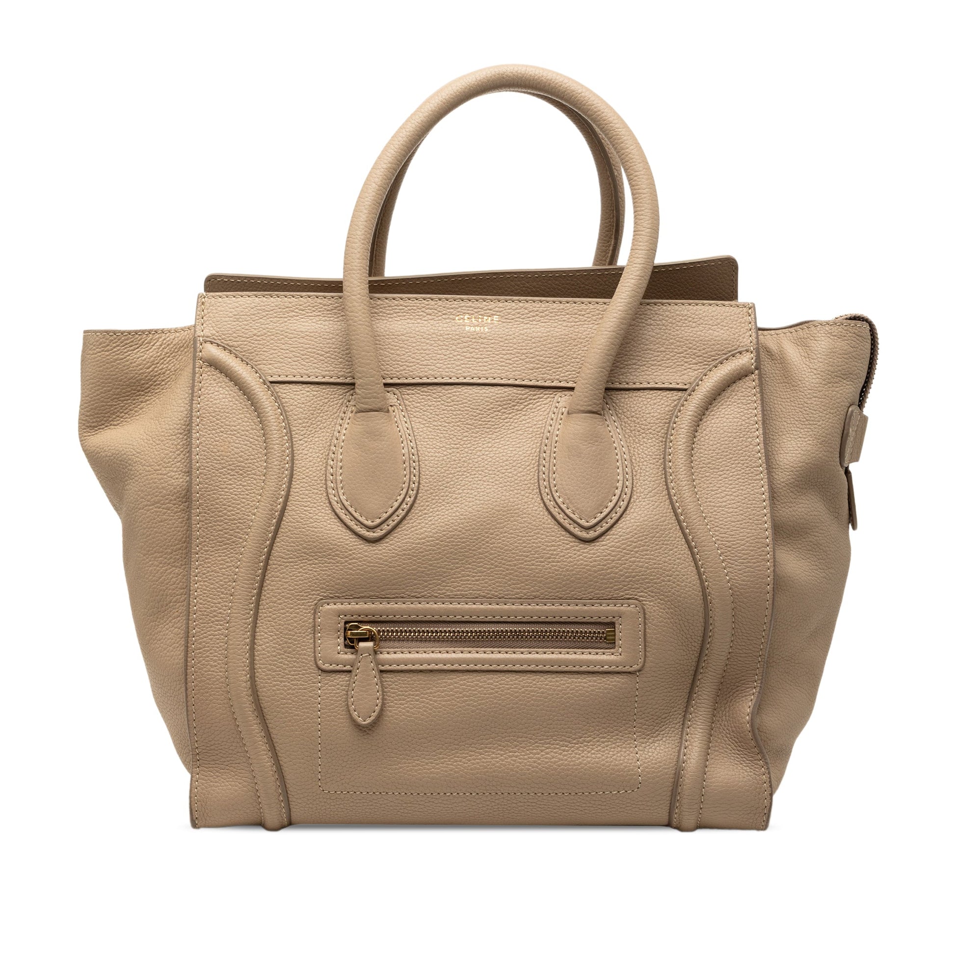 Celine Mini Grained Calfskin Luggage Tote