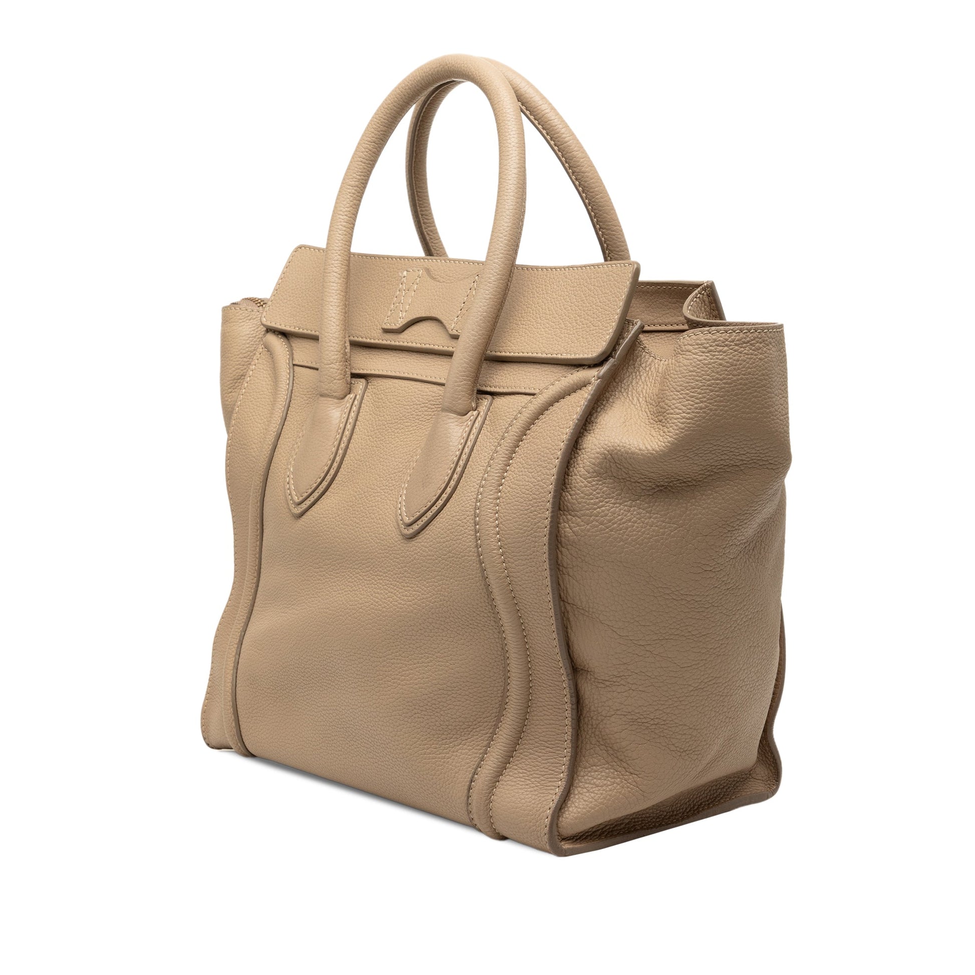 Celine Mini Grained Calfskin Luggage Tote