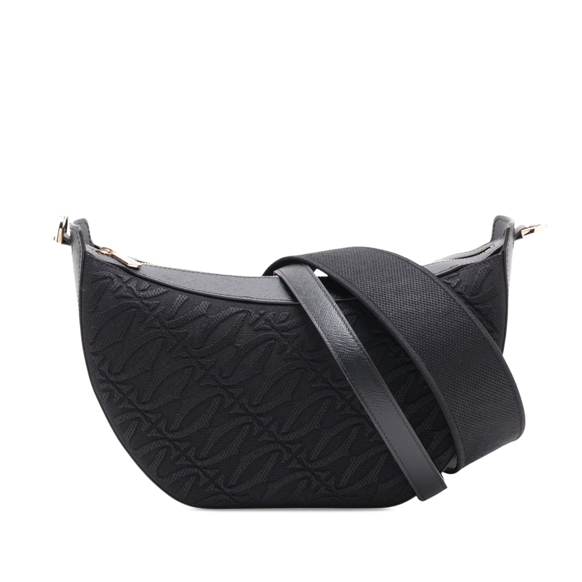 Cartier Canvas Crossbody — Black