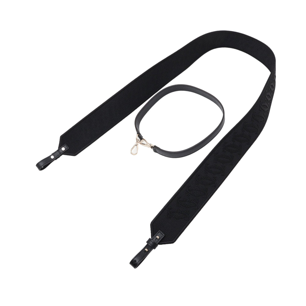 Cartier Canvas Crossbody — Black