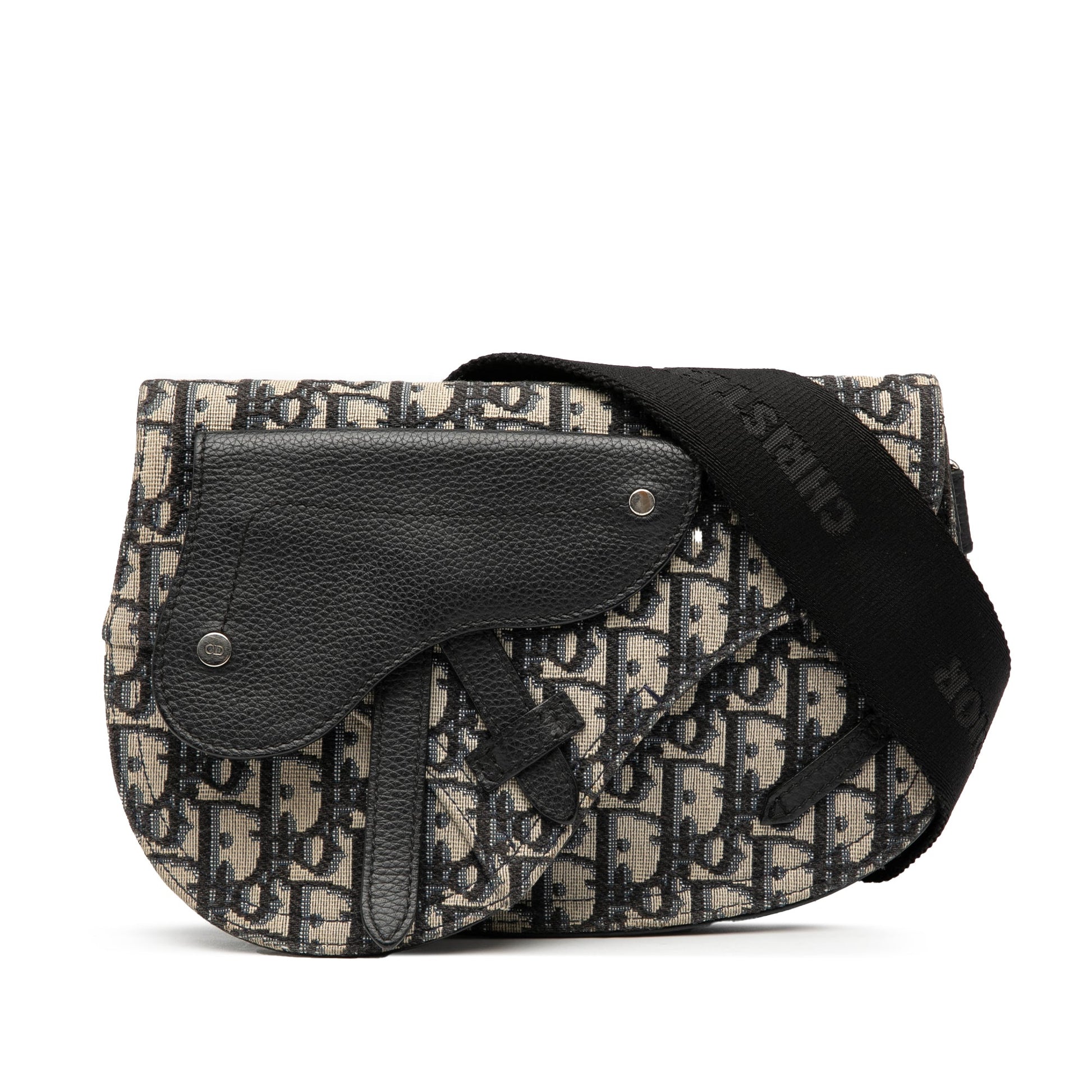 Dior Oblique Canvas Saddle Messenger Bag