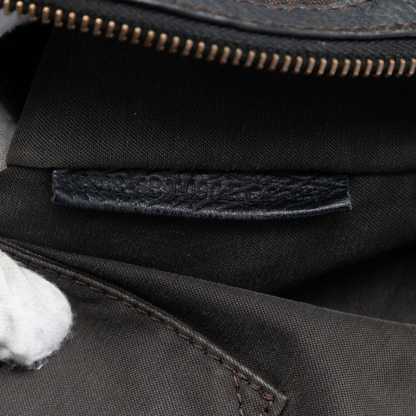 Fendi Zucchino Canvas F Charm Crossbody