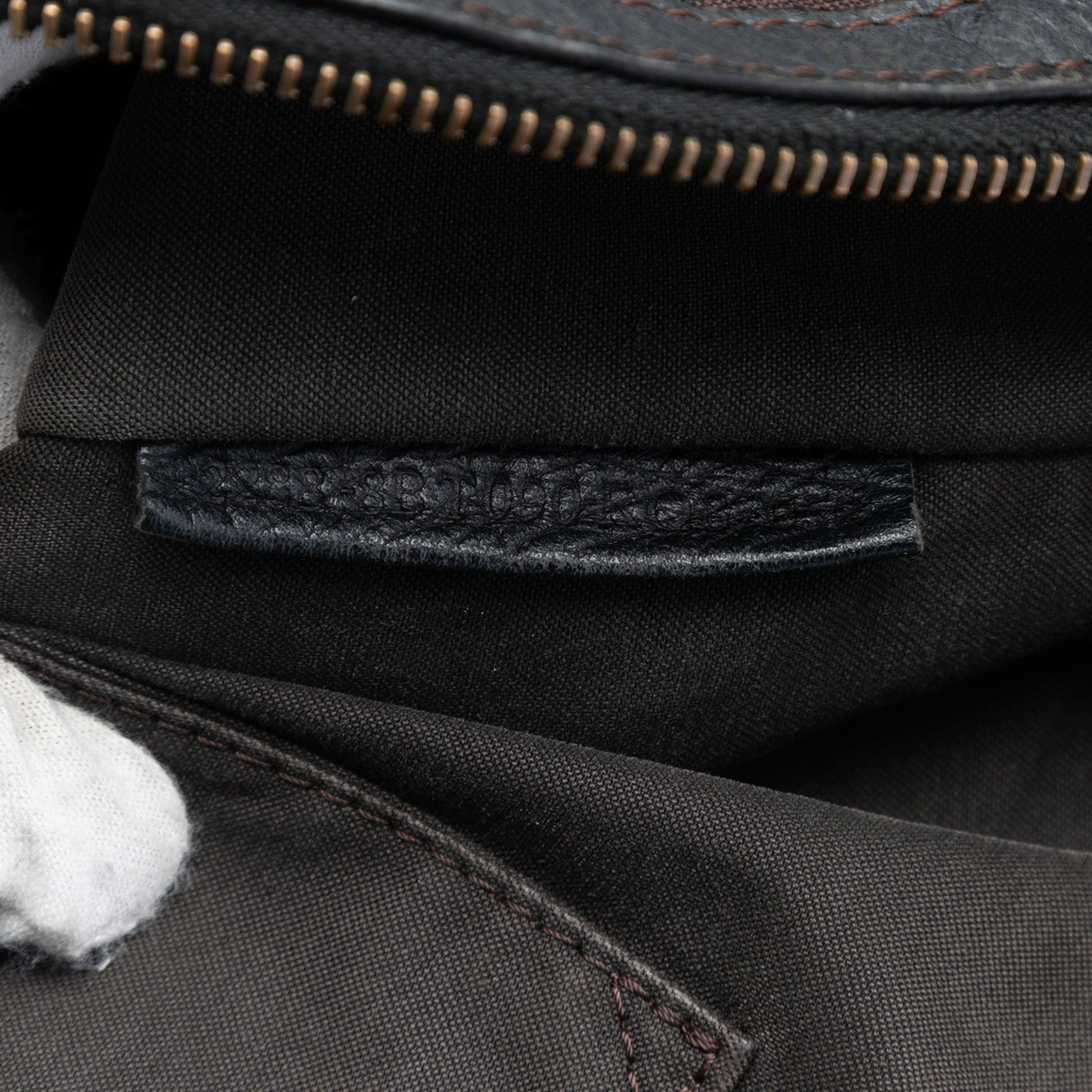 Fendi Zucchino Canvas F Charm Crossbody