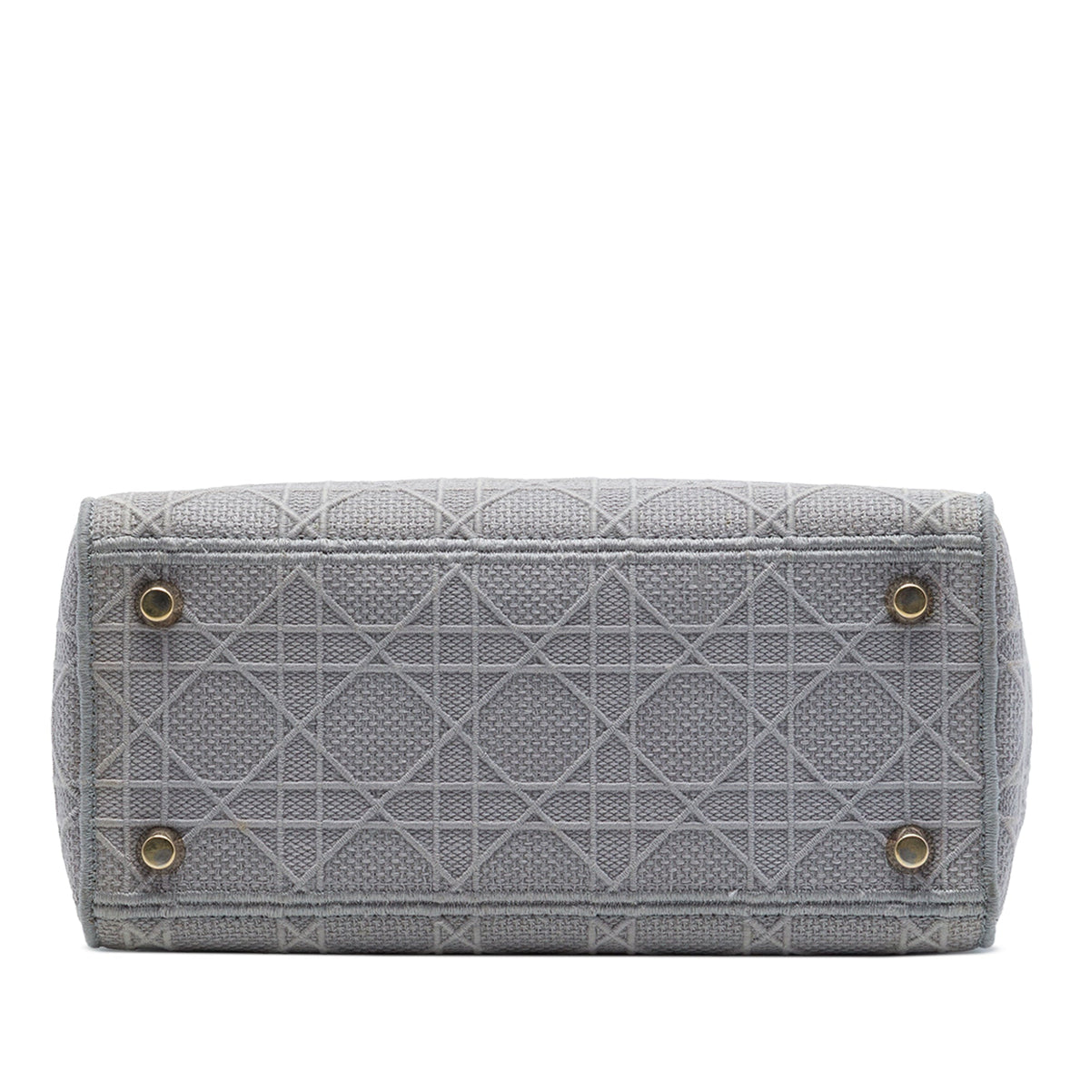Dior Medium Embroidered Canvas Cannage Lady D Lite