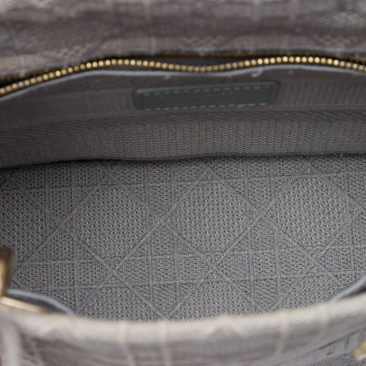 Dior Medium Embroidered Canvas Cannage Lady D Lite