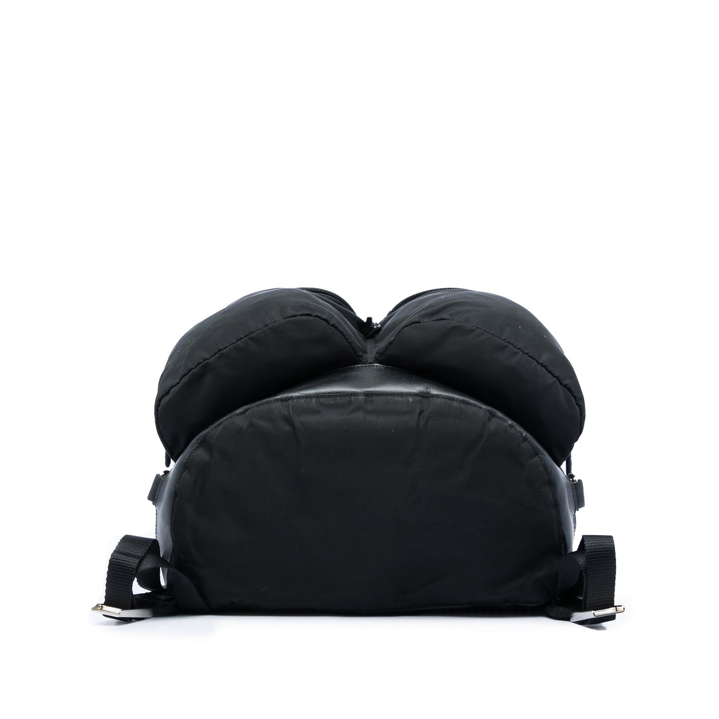 Prada Saffiano Trimmed Tessuto Backpack