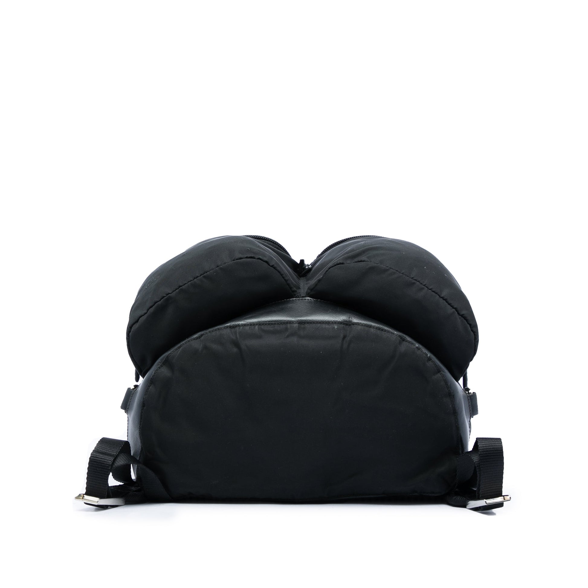 Prada Saffiano Trimmed Tessuto Backpack