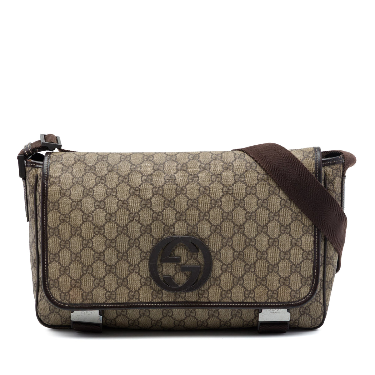 Gucci GG Supreme Interlocking G Crossbody
