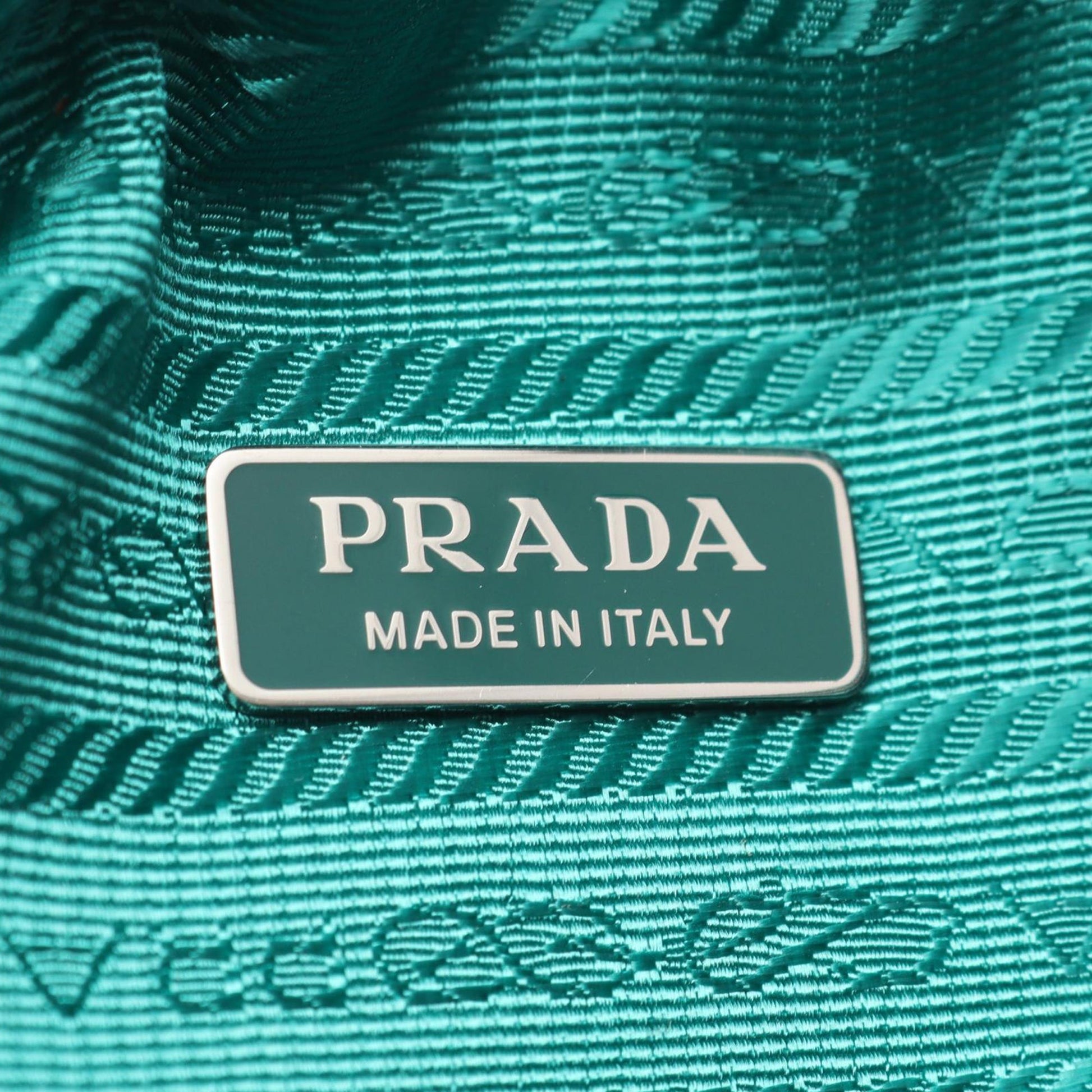 Prada Nappa Padded Signaux Triangle Satchel