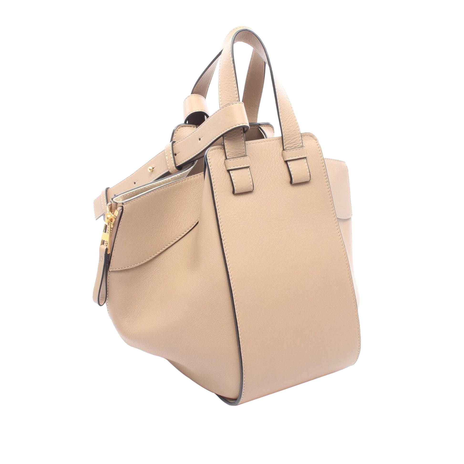 LOEWE Small Grained Calfskin Drawstring Hammock Bag