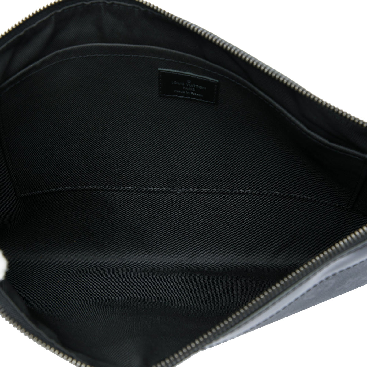 Louis Vuitton Monogram Eclipse Discovery Pochette GM — Black