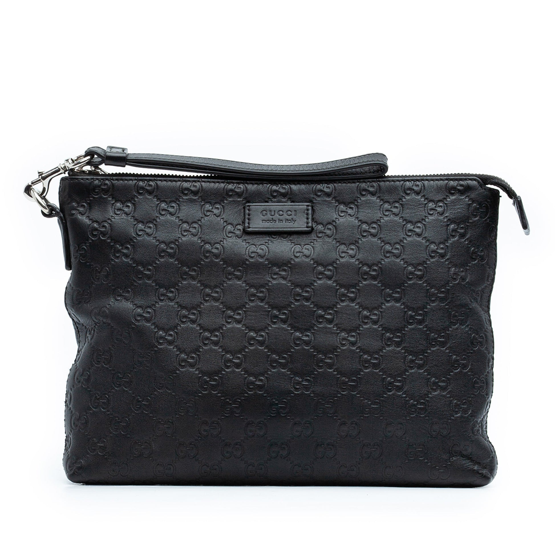 Gucci Guccissima Wristlet Clutch