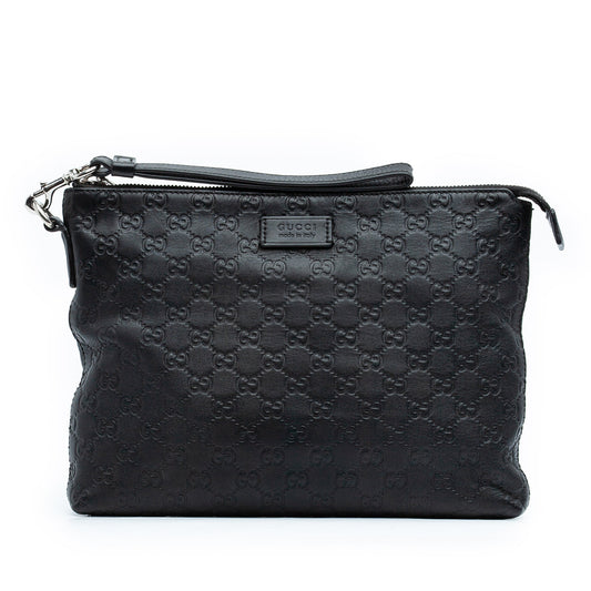 Gucci Guccissima Wristlet Clutch