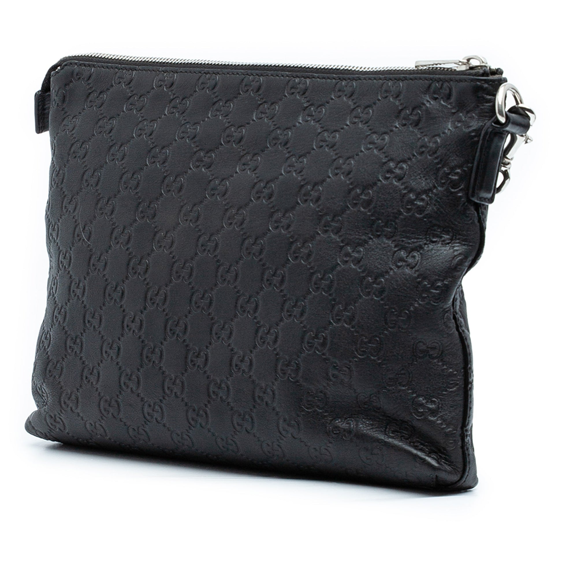 Gucci Guccissima Wristlet Clutch