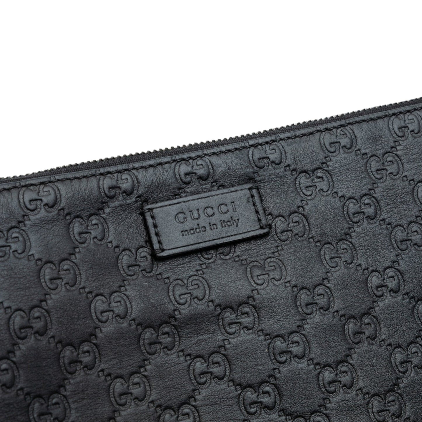 Gucci Guccissima Wristlet Clutch
