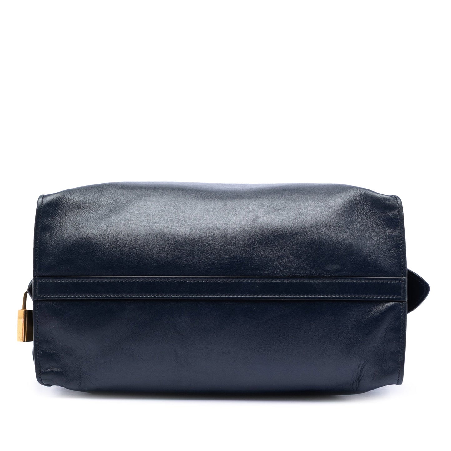 Medium Saffiano Trimmed City Calf Greca Esplanade Satchel