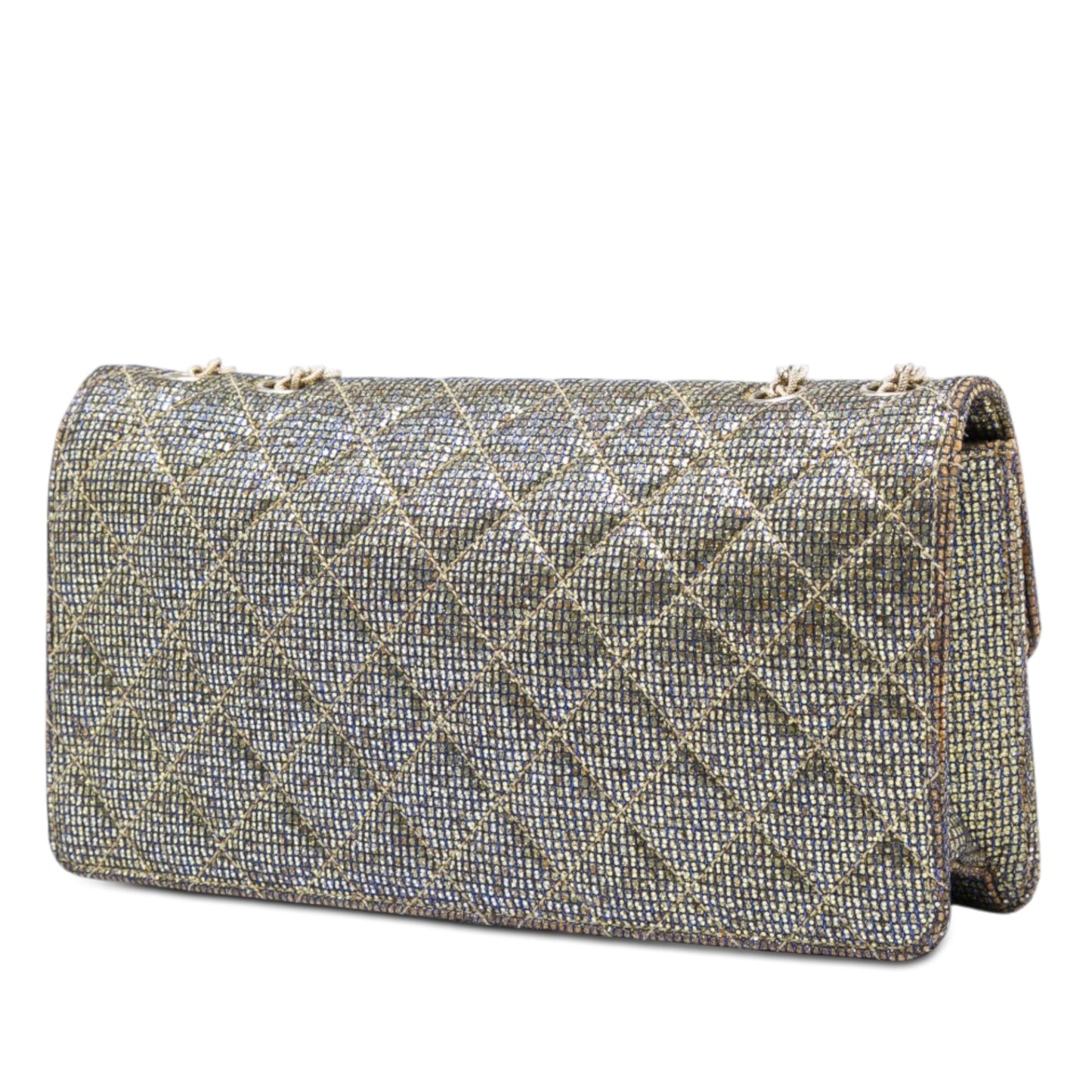 Chanel Quilted Glitter Canvas Reissue 2.55 Flap