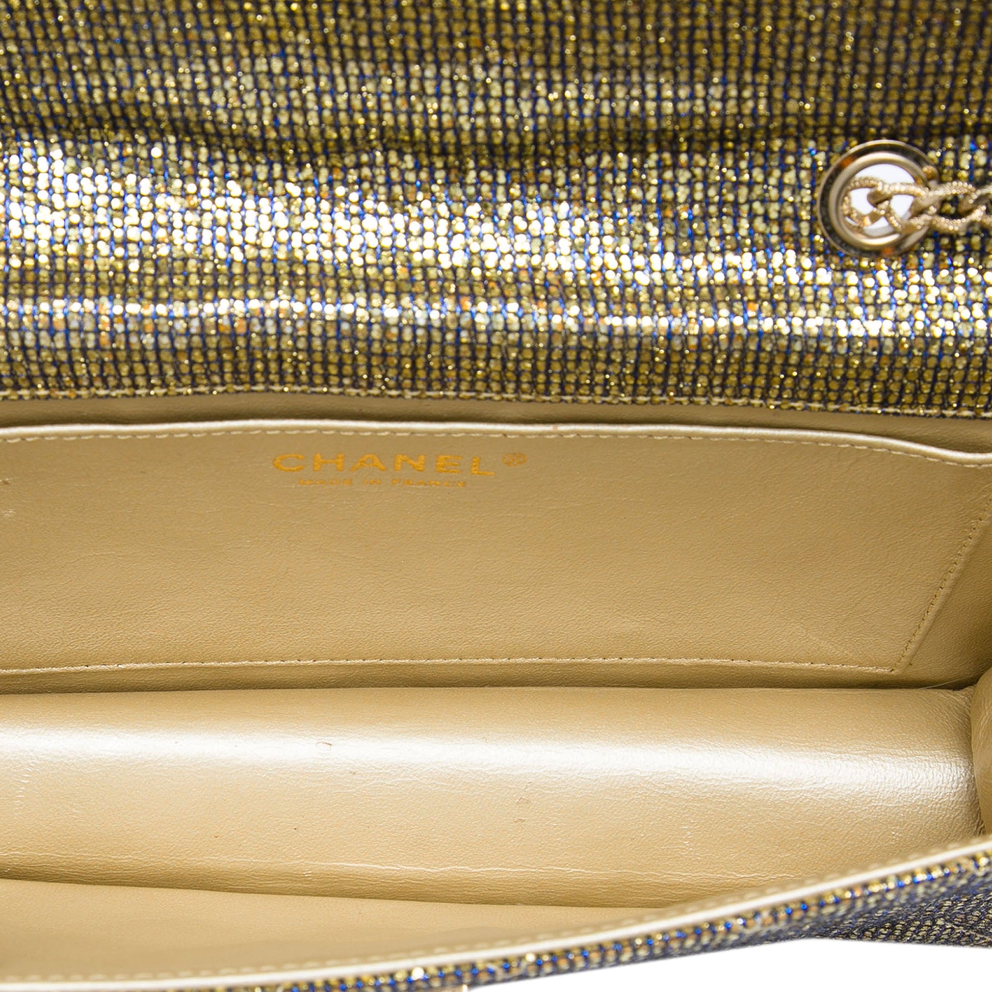 Chanel Quilted Glitter Canvas Reissue 2.55 Flap