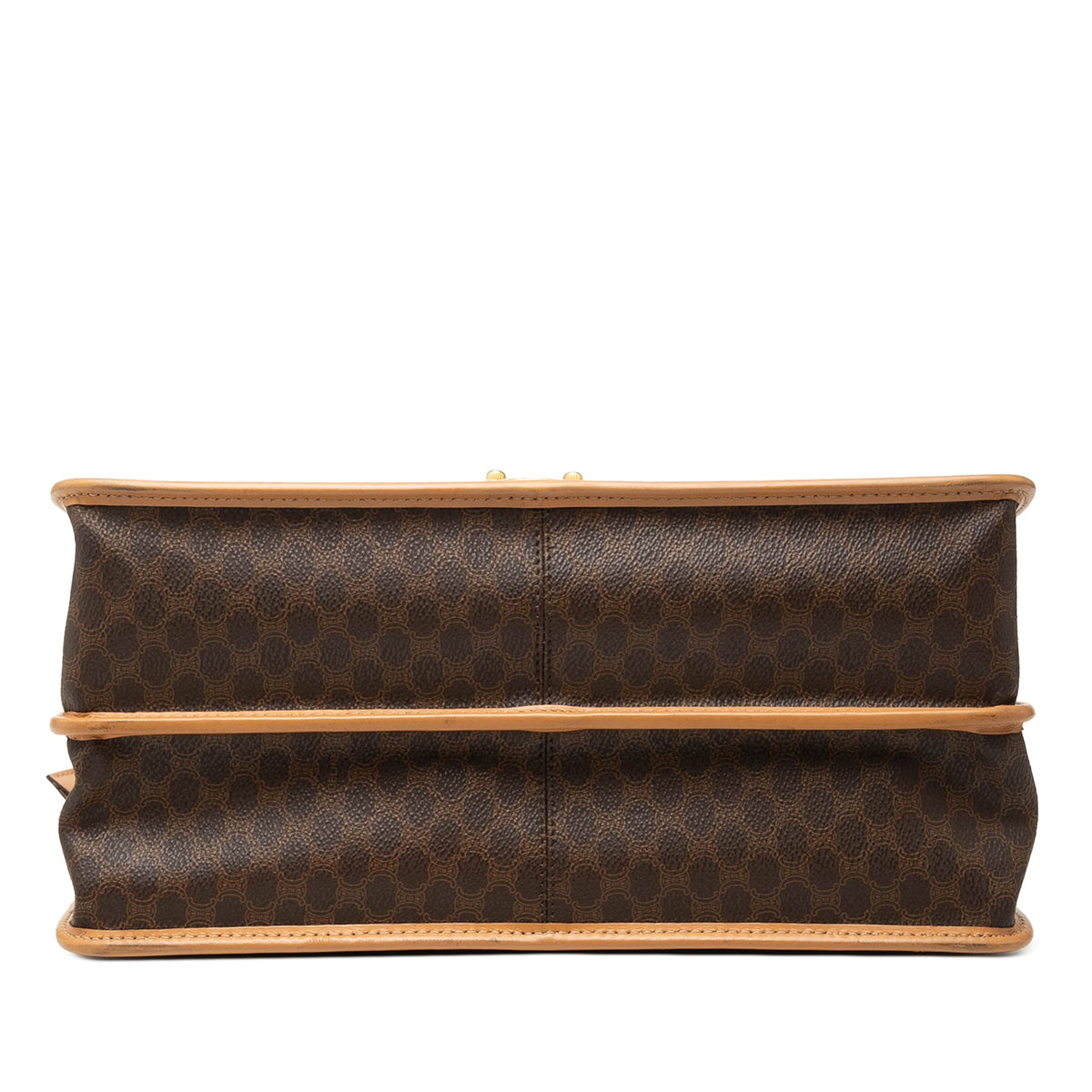 Celine Macadam Coated Canvas Satchel