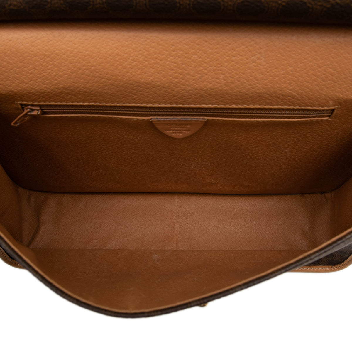 Celine Macadam Coated Canvas Satchel
