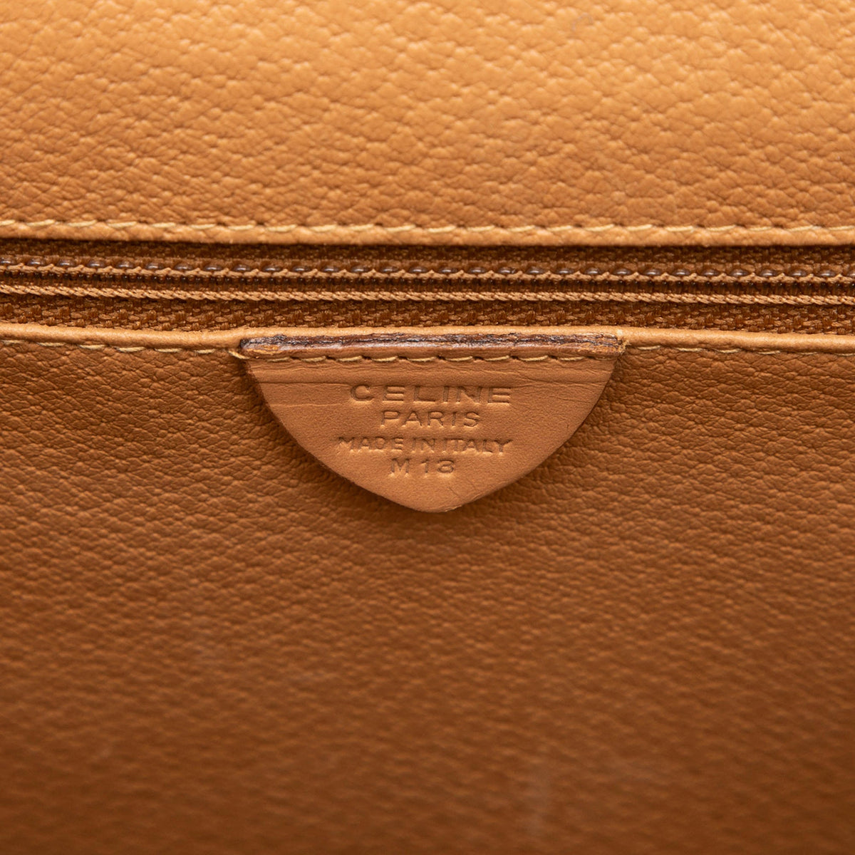 Celine Macadam Coated Canvas Satchel
