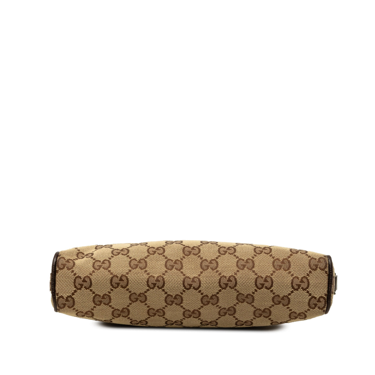 Gucci GG Canvas Abbey D Ring Pochette — Beige