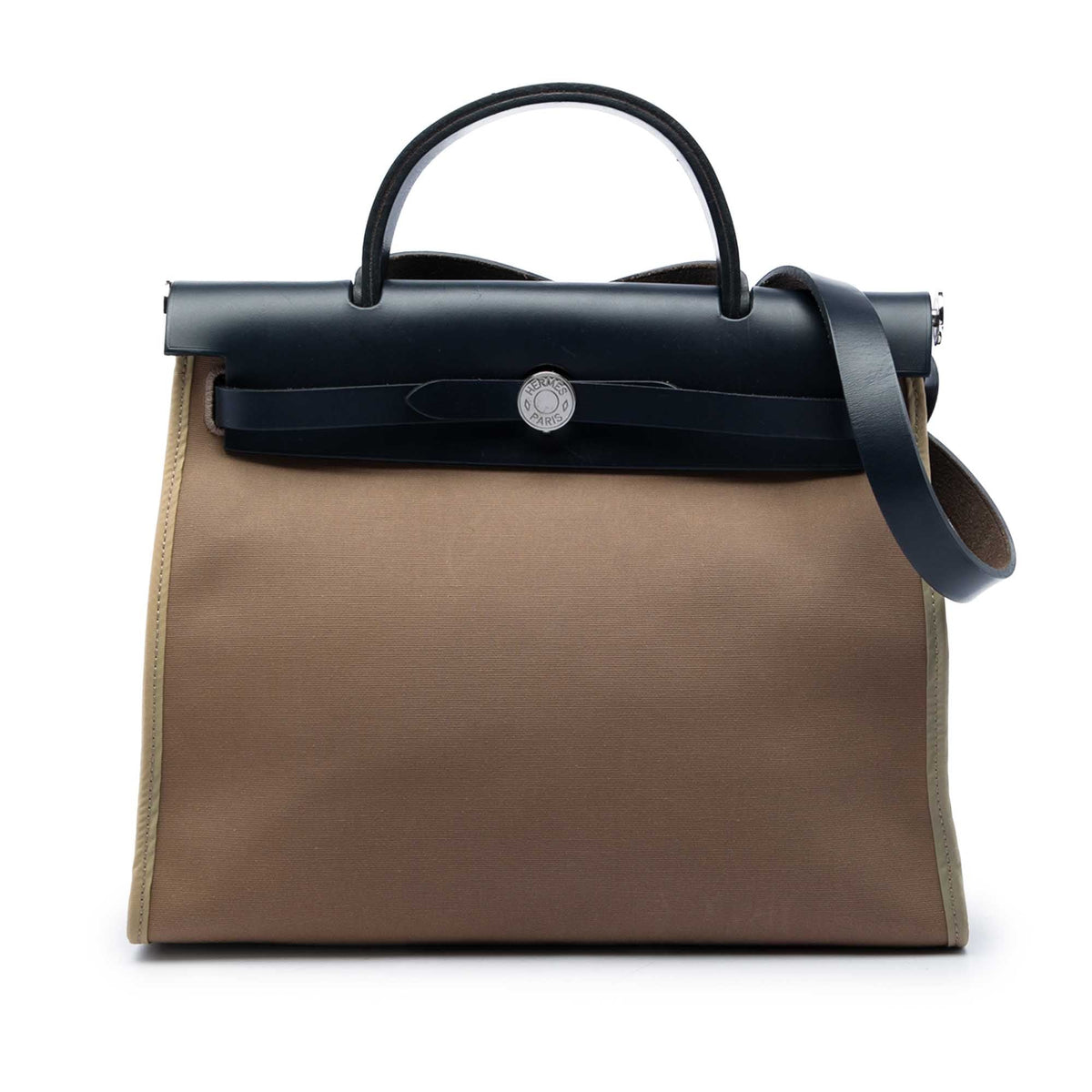 Hermès Toile Herbag Zip 31 — Brown