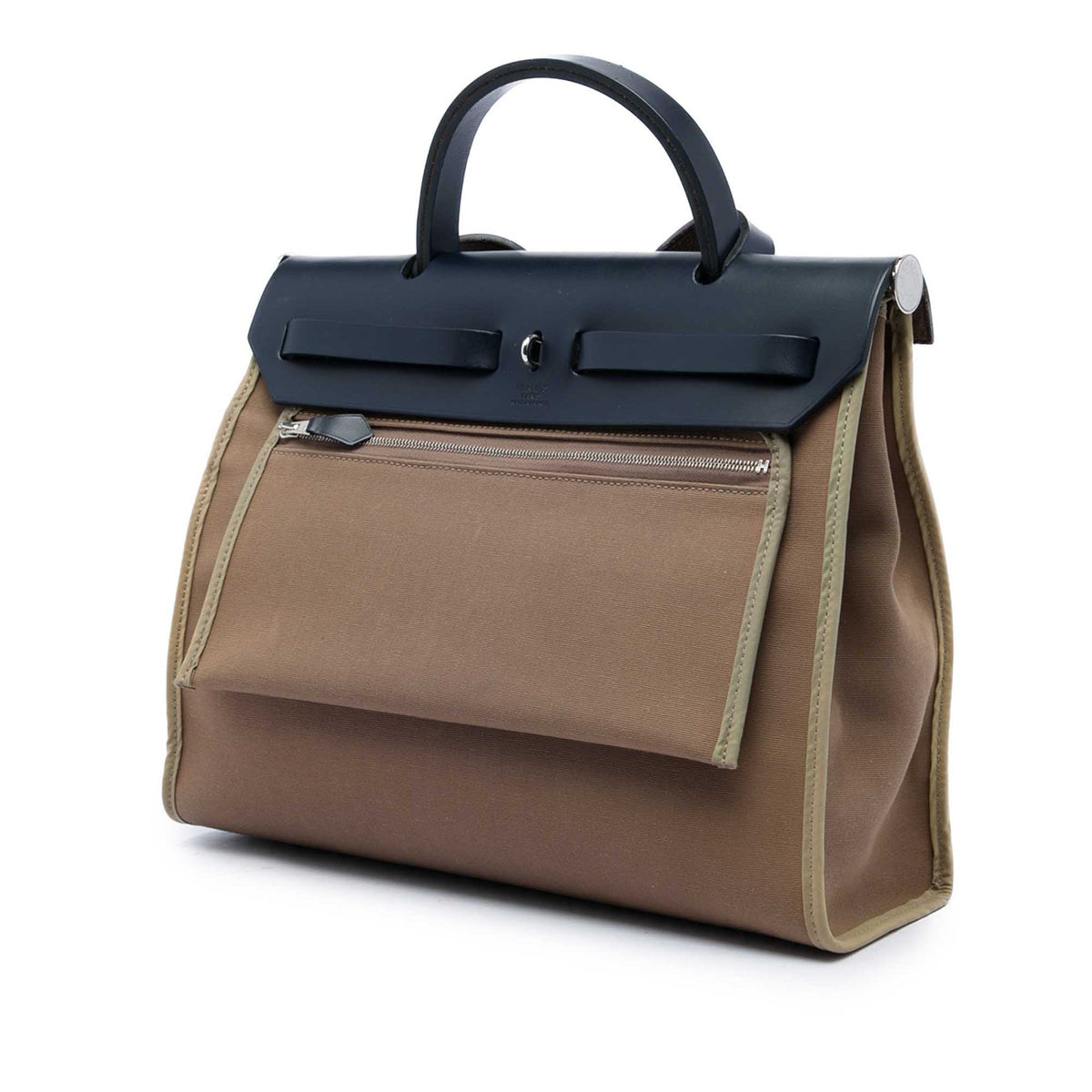 Hermès Toile Herbag Zip 31 — Brown