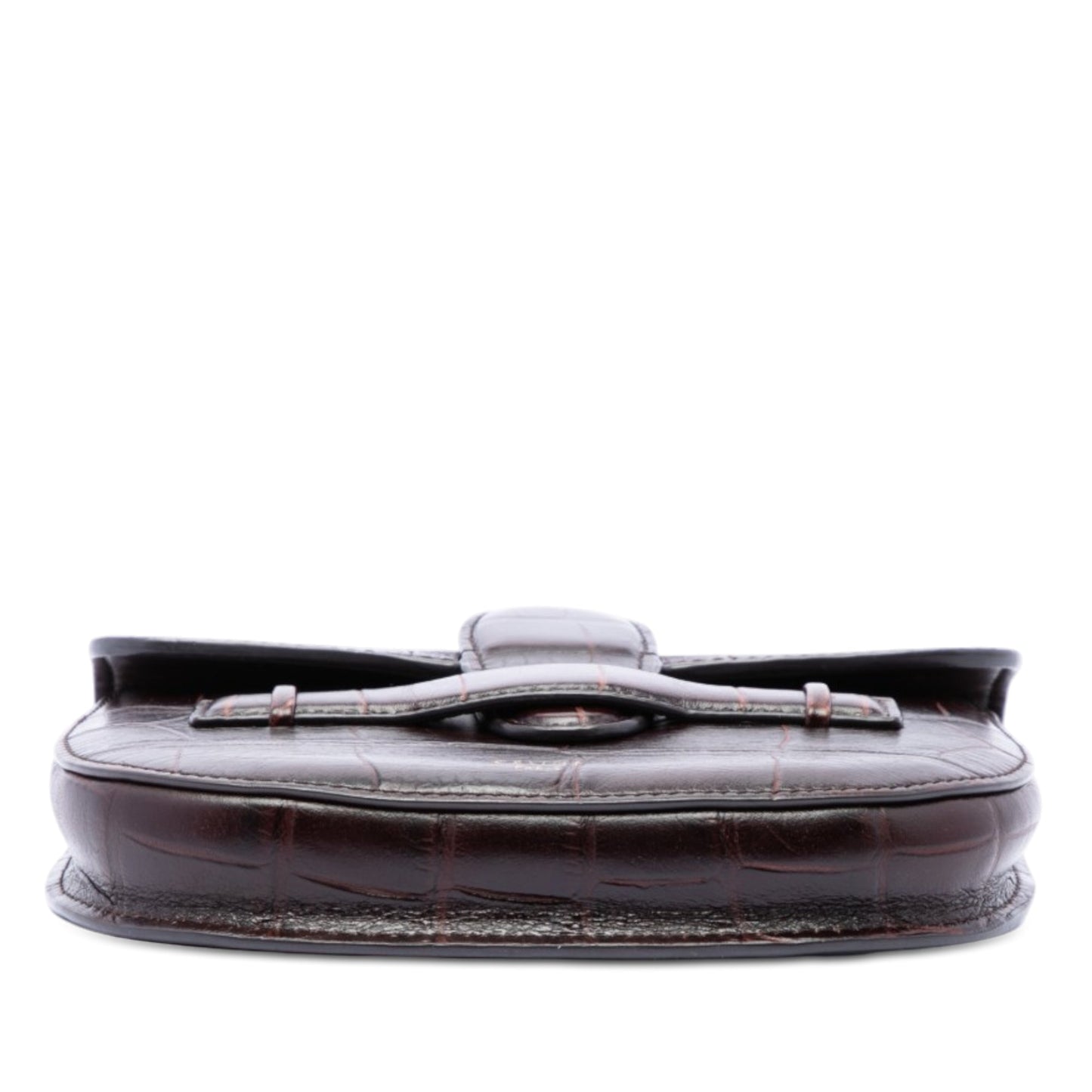 Celine Mini Embossed Calfskin Symmetrical Crossbody