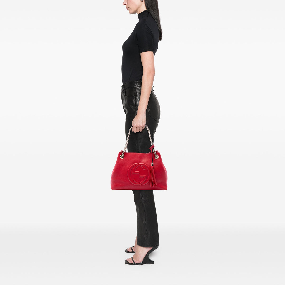 Gucci Medium Calfskin Soho Chain Tote