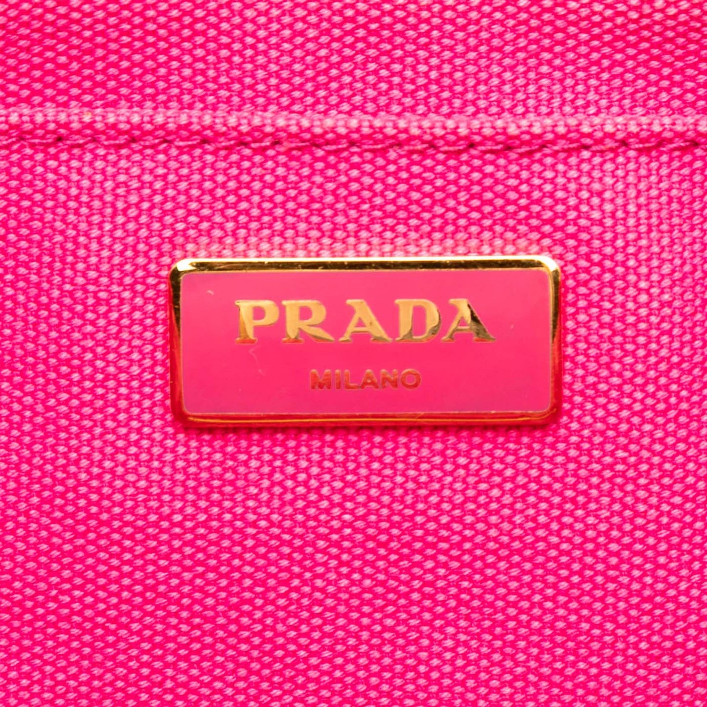 Prada Large Canvas Canapa Logo Satchel