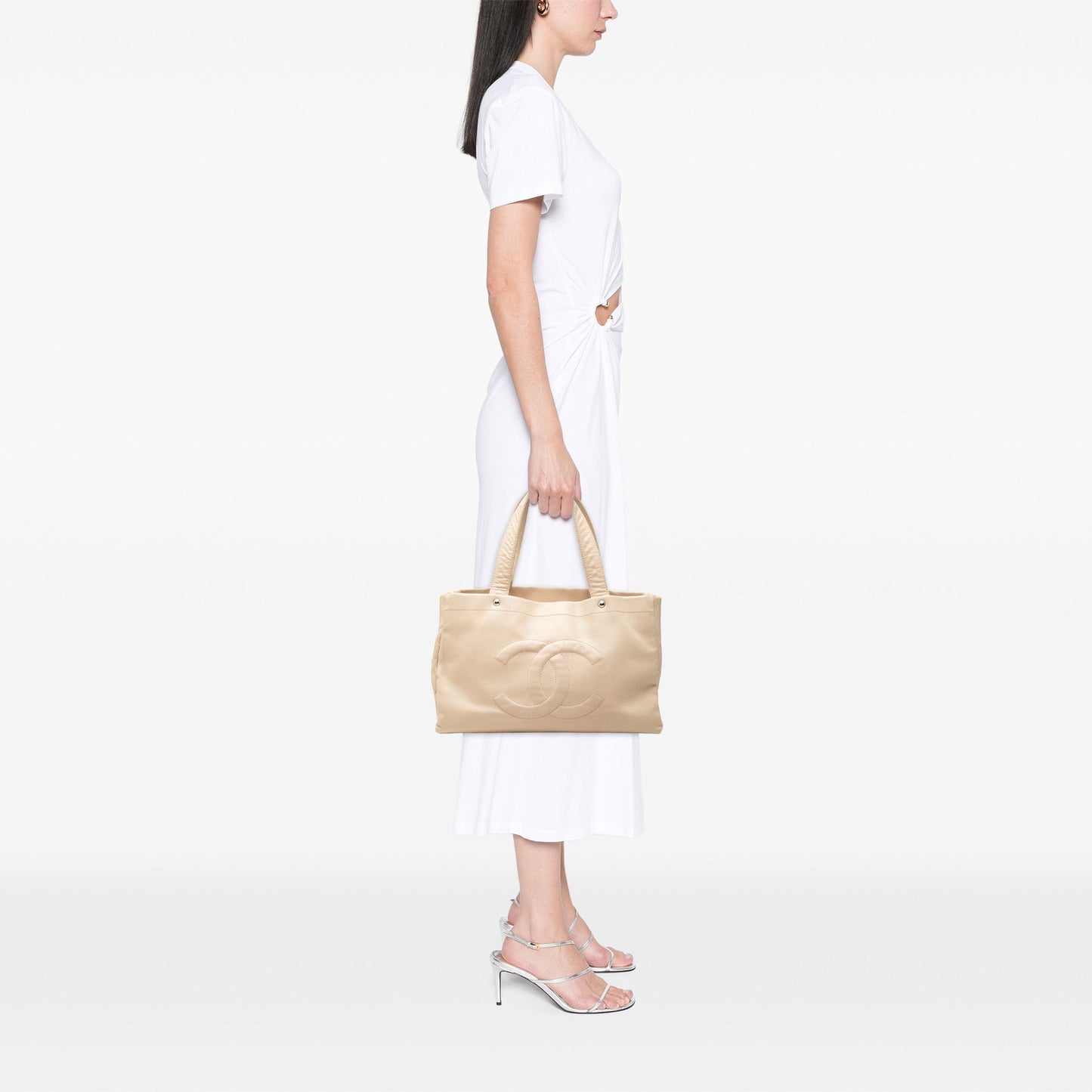 Chanel CC Caviar Soft Shopping Tote