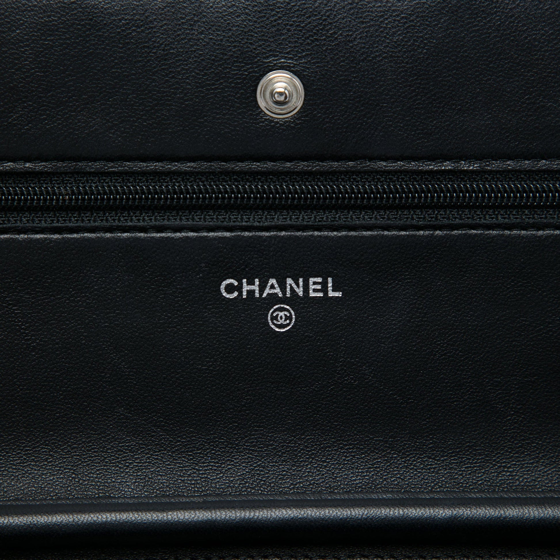 Chanel CC Quilted Lambskin Wallet On Chain