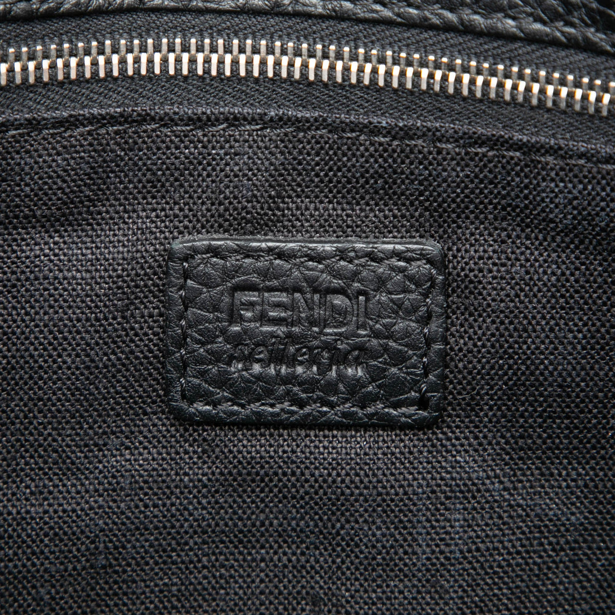 Fendi Leather Selleria Clutch