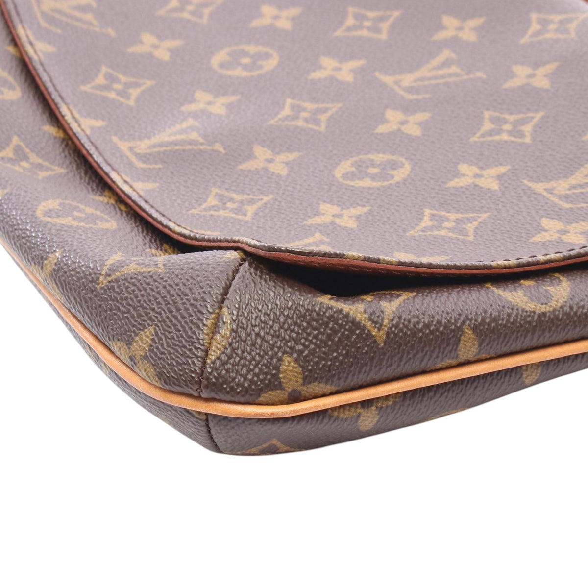 Louis Vuitton Monogram Musette Tango Short Strap — Brown