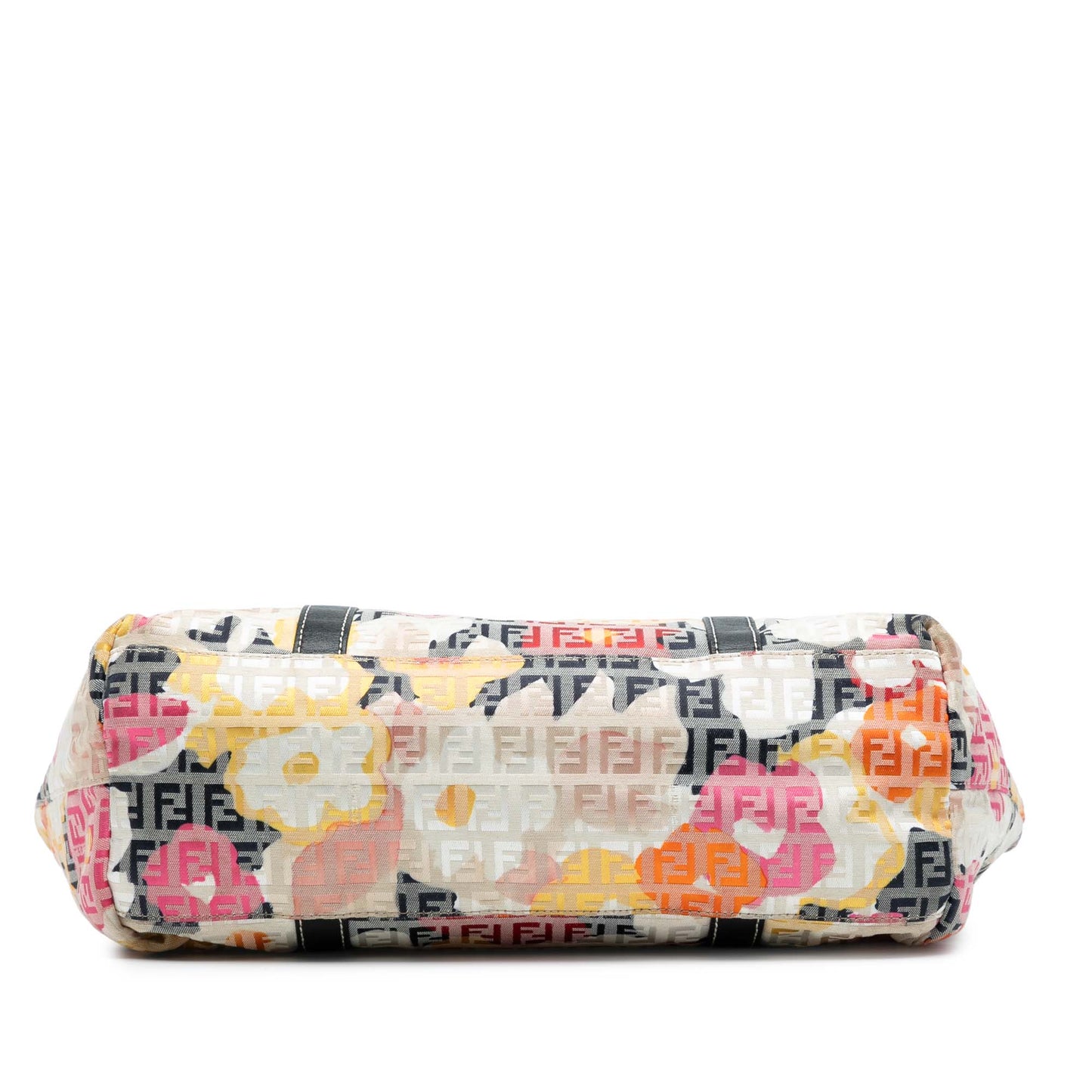 Fendi Zucchino Canvas Floral Superstar Tote