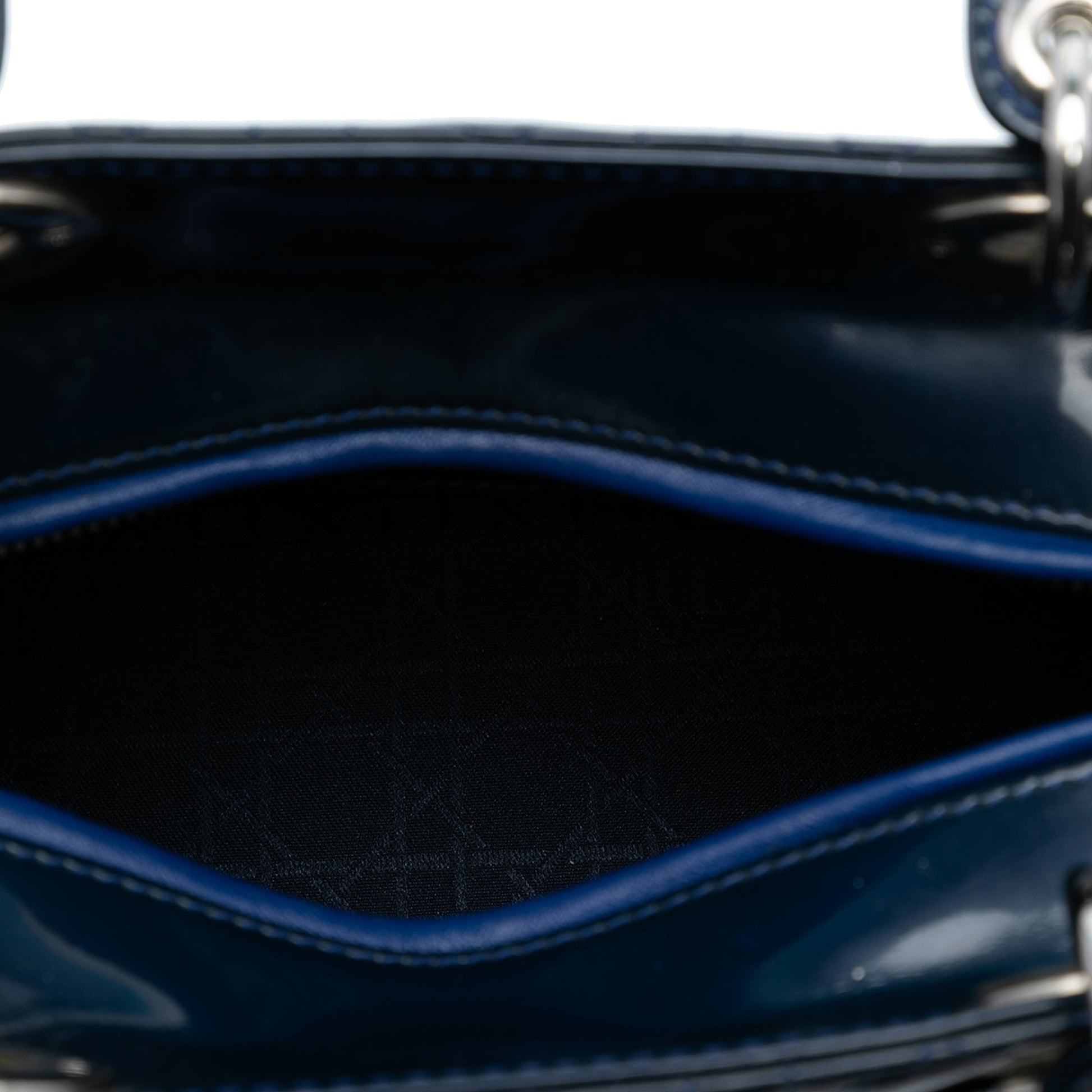 Dior Medium Patent Cannage Lady Dior
