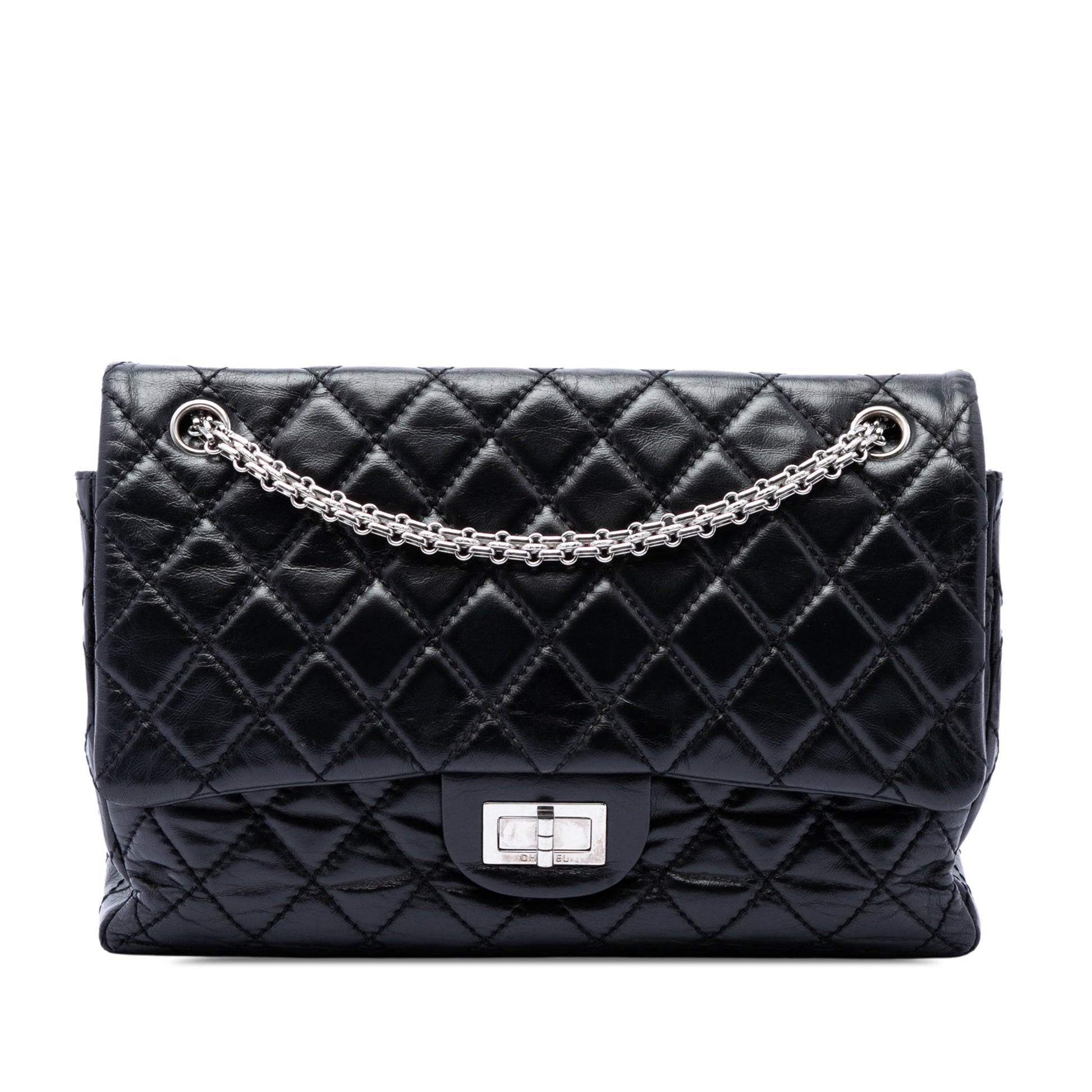 Chanel Quilted Aged Calfskin Reissue 2.55 Double Flap 227