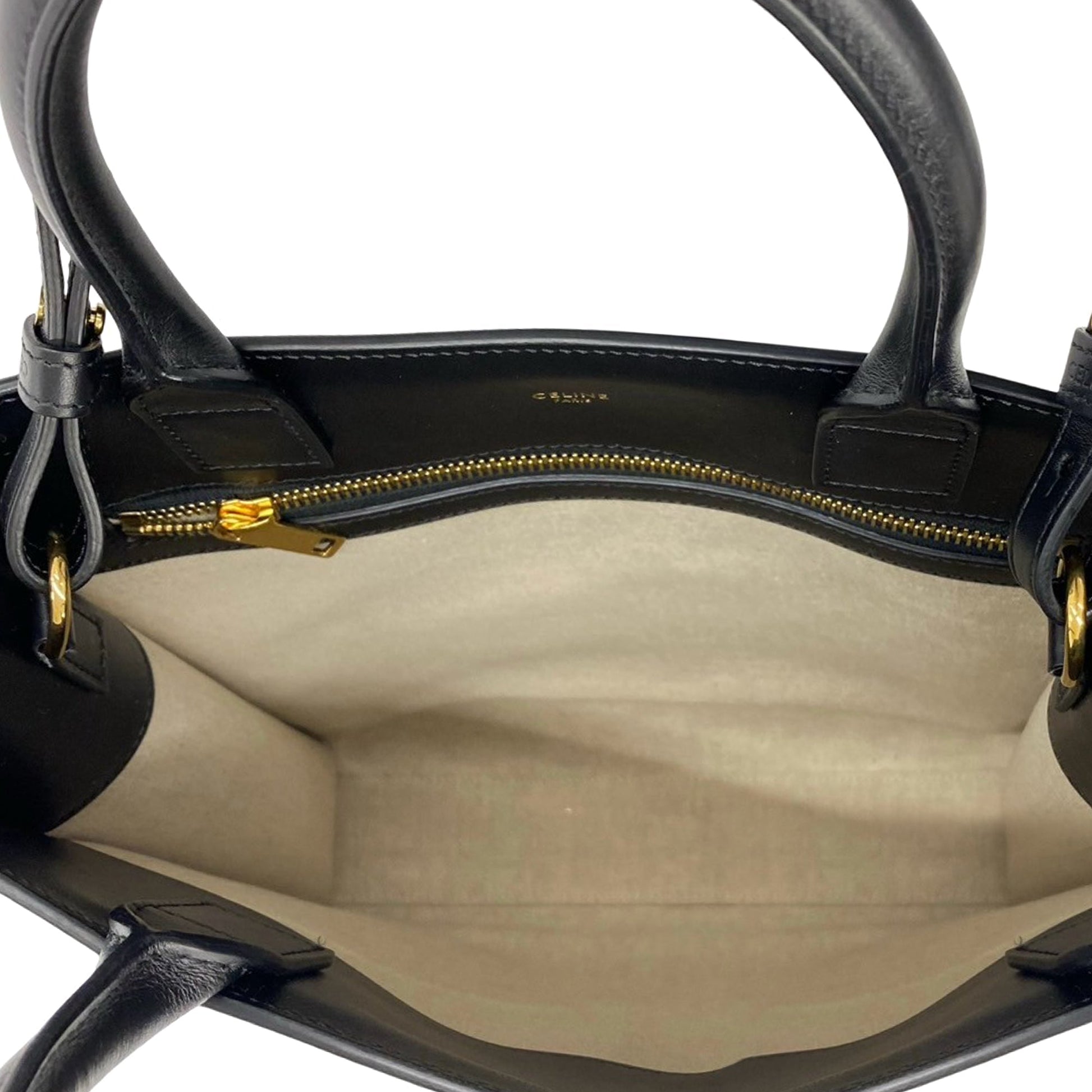 Celine Small Triomphe Canvas Vertical Cabas Tote