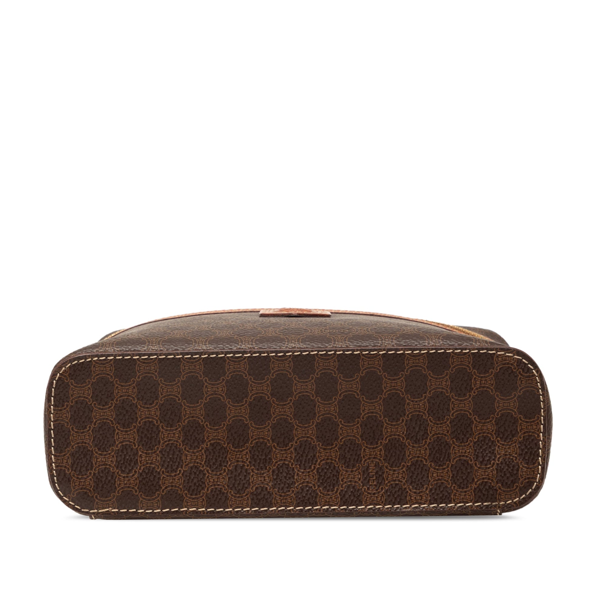 Celine Macadam Coated Canvas Vanity Bag