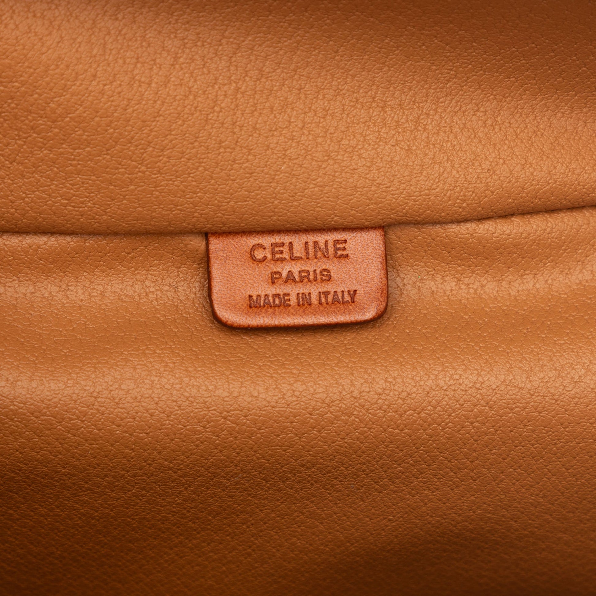 Celine Macadam Coated Canvas Vanity Bag