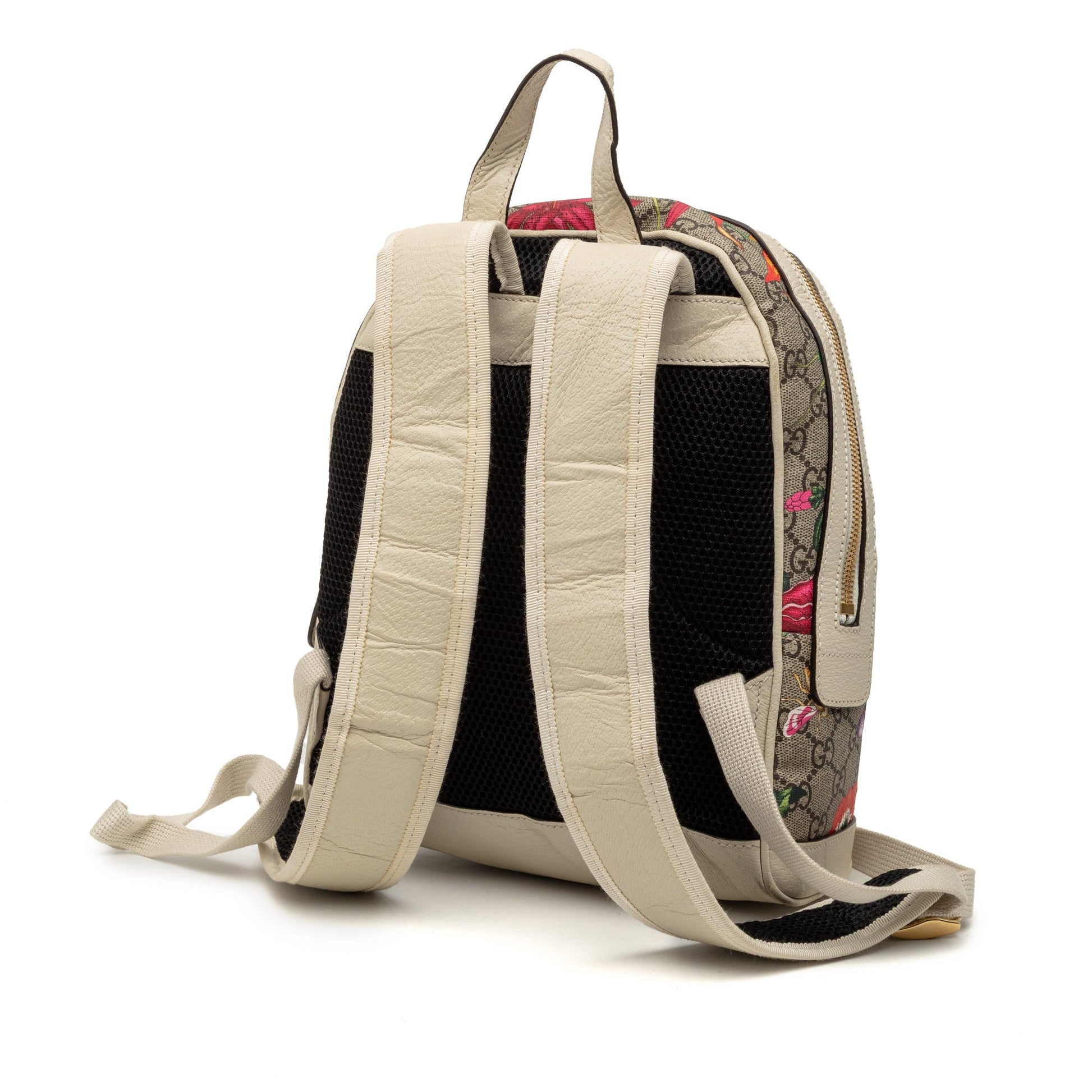 Gucci Small GG Supreme Flora Ophidia Backpack
