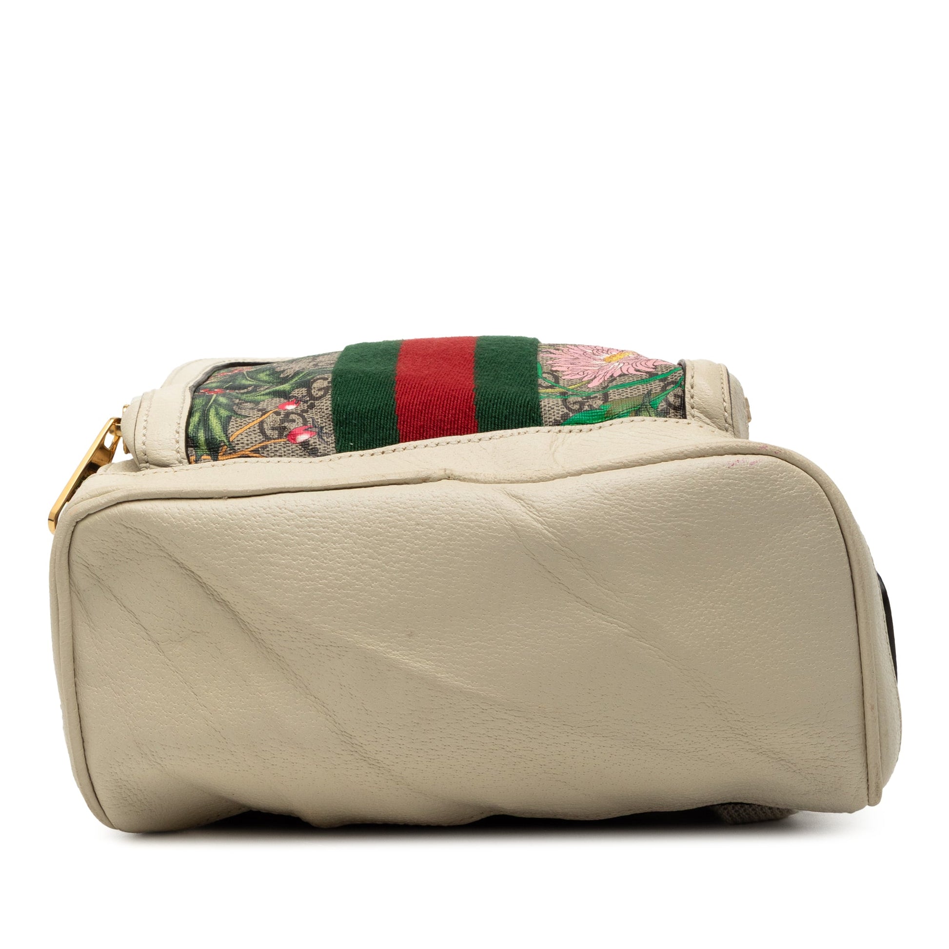 Gucci Small GG Supreme Flora Ophidia Backpack