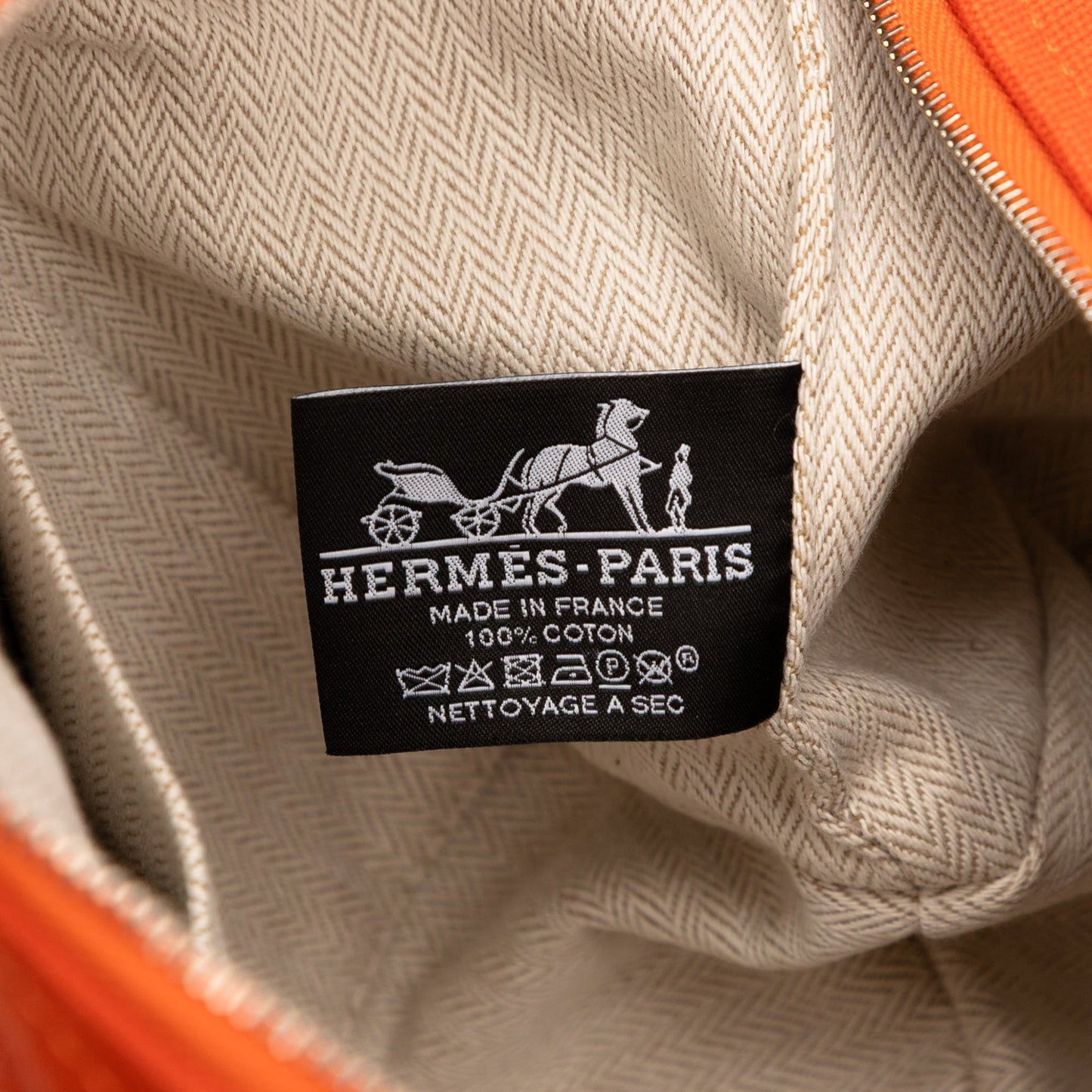 Hermès Large Toile Bride A Brac