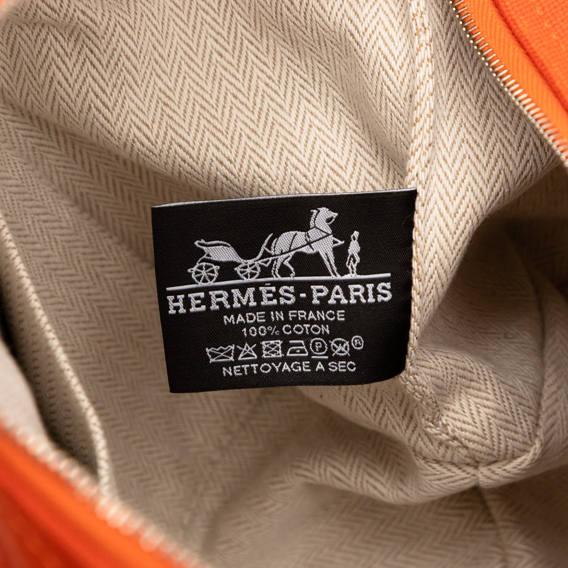 Hermès Large Toile Bride A Brac